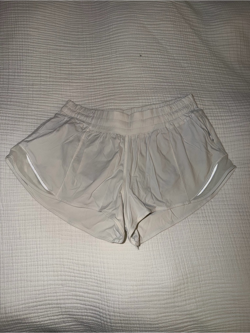 lululemon athletica Light Beige Women's Athletic Shorts
